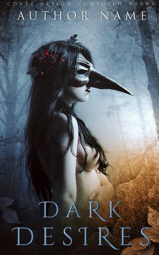 Premade Fantasy, Horror Book Cover: Dark desires