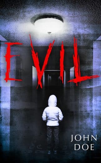 Pre-made Horror, Paranormal Book Cover: Evil