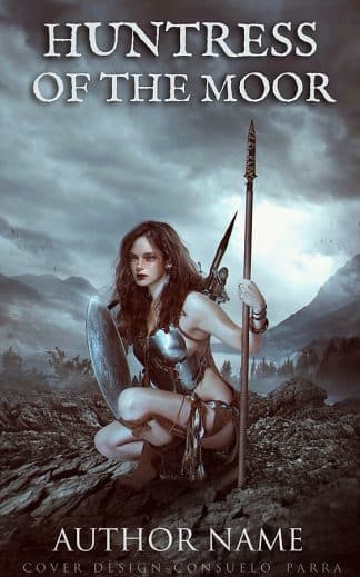 Premade Fantasy Book Cover: Huntress of the moor