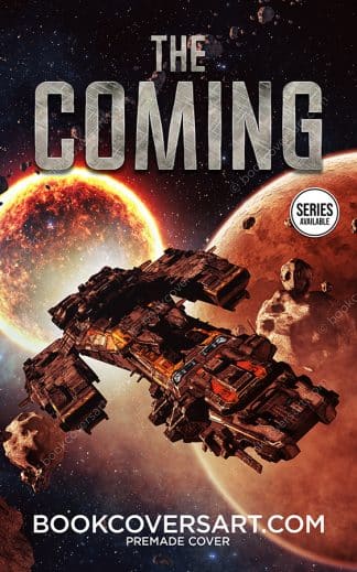 Pre-made Sci-Fi Ebook Cover: The Coming