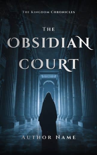 Premade Dystopia, Fantasy Book Cover: The Obsidian Court