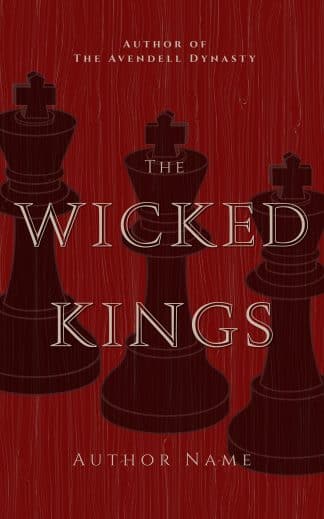 Premade Fantasy, Historical Fiction, Thriller & Suspense Book Cover: The Wicked Kings