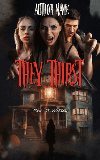Pre-made Horror Book Cover: Thirst
