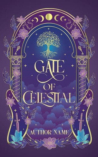 Premade Fantasy, Romance, Young Adult Ebook Cover: Gate Of Celestial
