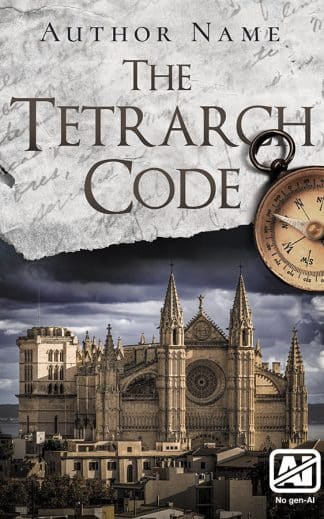 Premade Action & Adventure, Thriller & Suspense Book Cover: The Tetrarch Code