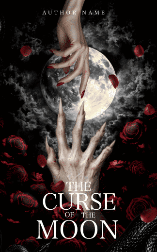 Pre-made Erotica, Fantasy, Romance Ebook Cover: The Curse of the Moon