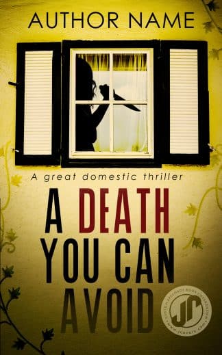 Pre-made Thriller & Suspense Book Cover: A DEATH YOU CAN AVOID