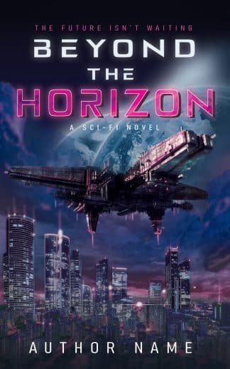 Pre-made Action & Adventure, Sci-Fi, Young Adult Ebook Cover: Beyond the Horizon sci-fi