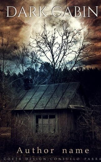 Premade Mystery, Thriller & Suspense Cover Design: Dark cabin