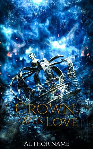 Premade Fantasy, Romance Cover Design: Crown over love
