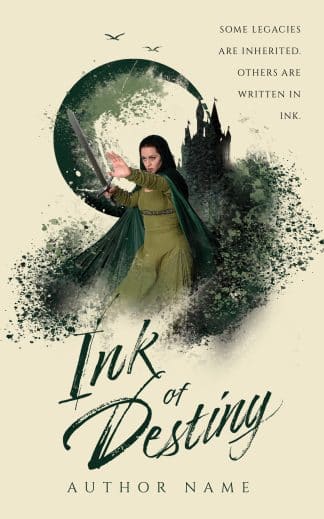 Ready Made Action & Adventure, Romance, Young Adult Book Cover: Ink of Destiny