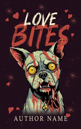 Premade Comedy, Paranormal, Young Adult Ebook Cover: Love Bites