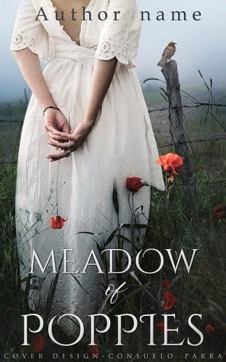 Pre-made Literary Fiction, Young Adult Book Cover: Meadow of Poppies