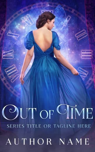 Pre-made Fantasy, Historical Fiction, Romance Ebook Cover: Out ofTime