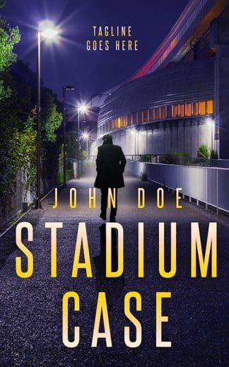 Premade Mystery, Thriller & Suspense Book Cover: Stadium Case