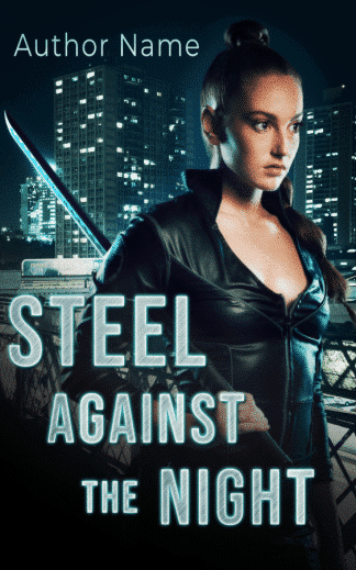 Ready Made Dystopia, Sci-Fi, Thriller & Suspense Ebook Cover: Steel Against The Night
