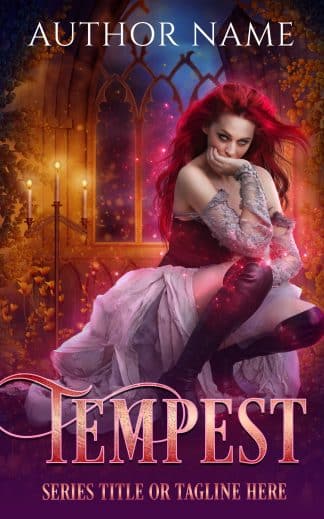 Premade Fantasy, Paranormal, Romance Book Cover: Tempest