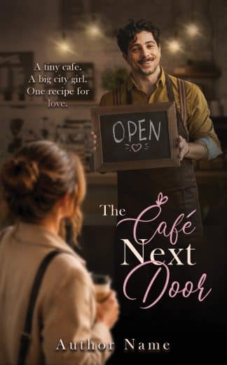 Premade Chick Lit, Cozy, Romance Cover Design: The Cafe Next Door