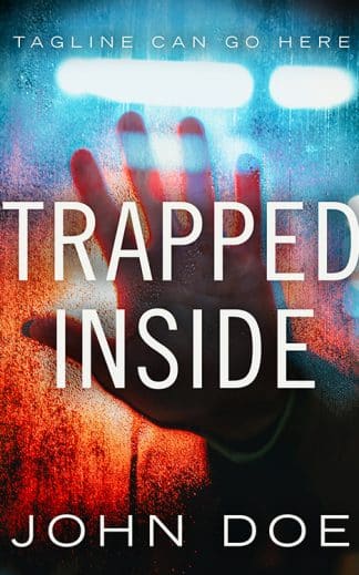 Premade Mystery, Thriller & Suspense Ebook Cover: Trapped Inside