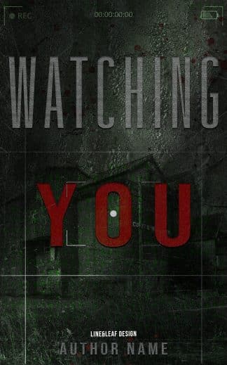 Premade Romance, Thriller & Suspense Ebook Cover: Watching You