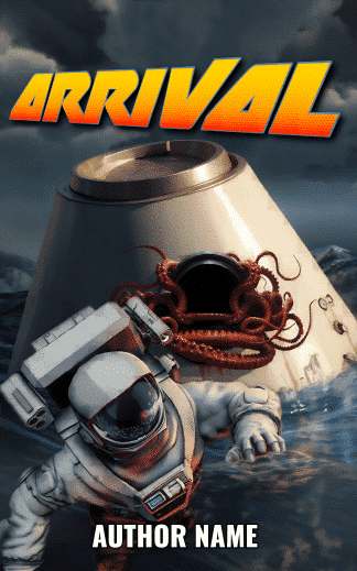 Pre-made Horror Book Cover: Arrival