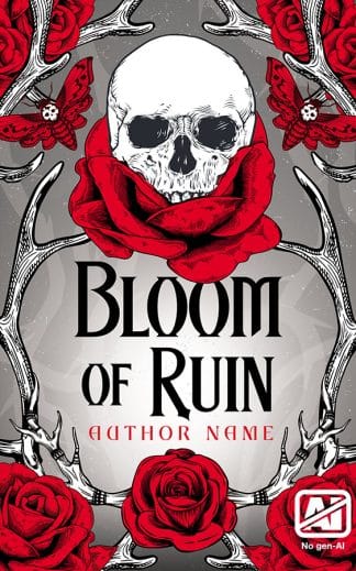 Premade Fantasy, Paranormal Ebook Cover: Bloom of Ruin