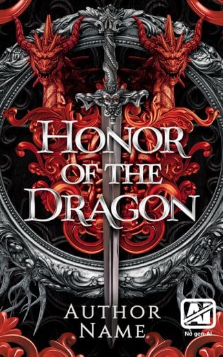 Pre-made Fantasy Cover Design: Honor of the Dragon