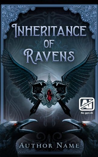 Pre-made Fantasy, Paranormal Ebook Cover: Inheritance of Ravens
