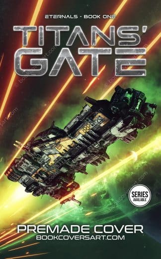 Pre-made Sci-Fi Book Cover: Titan's Gate