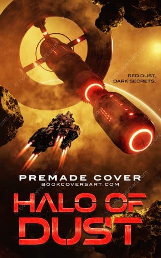 Premade Sci-Fi Ebook Cover: Halo of Dust