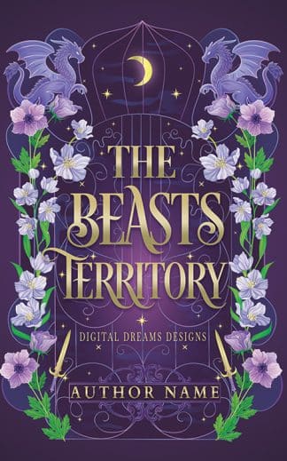 Premade Fantasy, Romance Ebook Cover: The Beasts Territory
