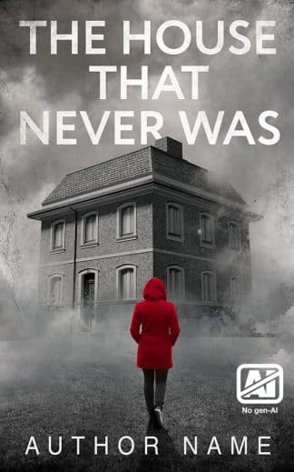 Premade Horror, Mystery, Thriller & Suspense Ebook Cover: The House That Never Was