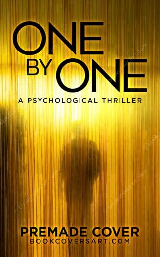 Premade Mystery, Paranormal, Thriller & Suspense Book Cover: One by One