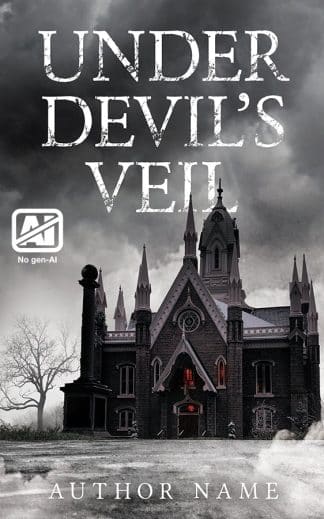 Premade Horror Cover Design: Under Devil's Veil