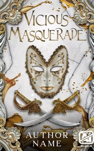 Ready Made Fantasy, Historical Fiction, Paranormal Book Cover: Vicious Masquerade