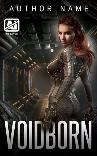 Pre-made Dystopia, Sci-Fi Cover Design: Voidborn