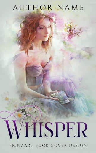 Pre-made Historical Fiction, Literary Fiction, Romance Ebook Cover: Whisper — Atmospheric Emotional Fiction Premade Cover