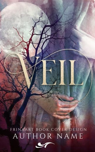 Ready Made Literary Fiction, Mystery, Young Adult Ebook Cover: Veil — Atmospheric Psychological Fiction Premade Cover