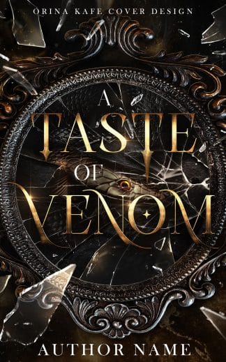 Pre-made Fantasy, Paranormal, Romance Cover Design: A Taste of Venom (Romantasy, Dark Romance)