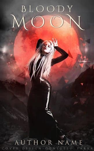 Premade Fantasy Cover Design: Bloody moon II