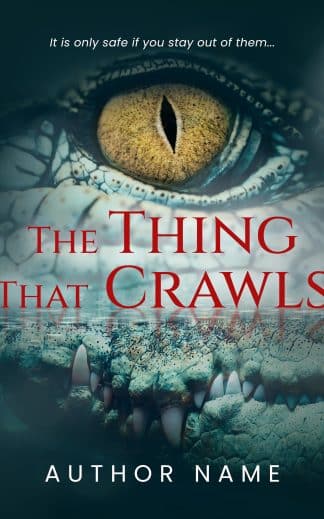 Ready Made Action & Adventure, Horror, Thriller & Suspense Book Cover: Premade Creature Horror Book Cover – Eco-Thriller | Monster Suspense & Survival Fiction