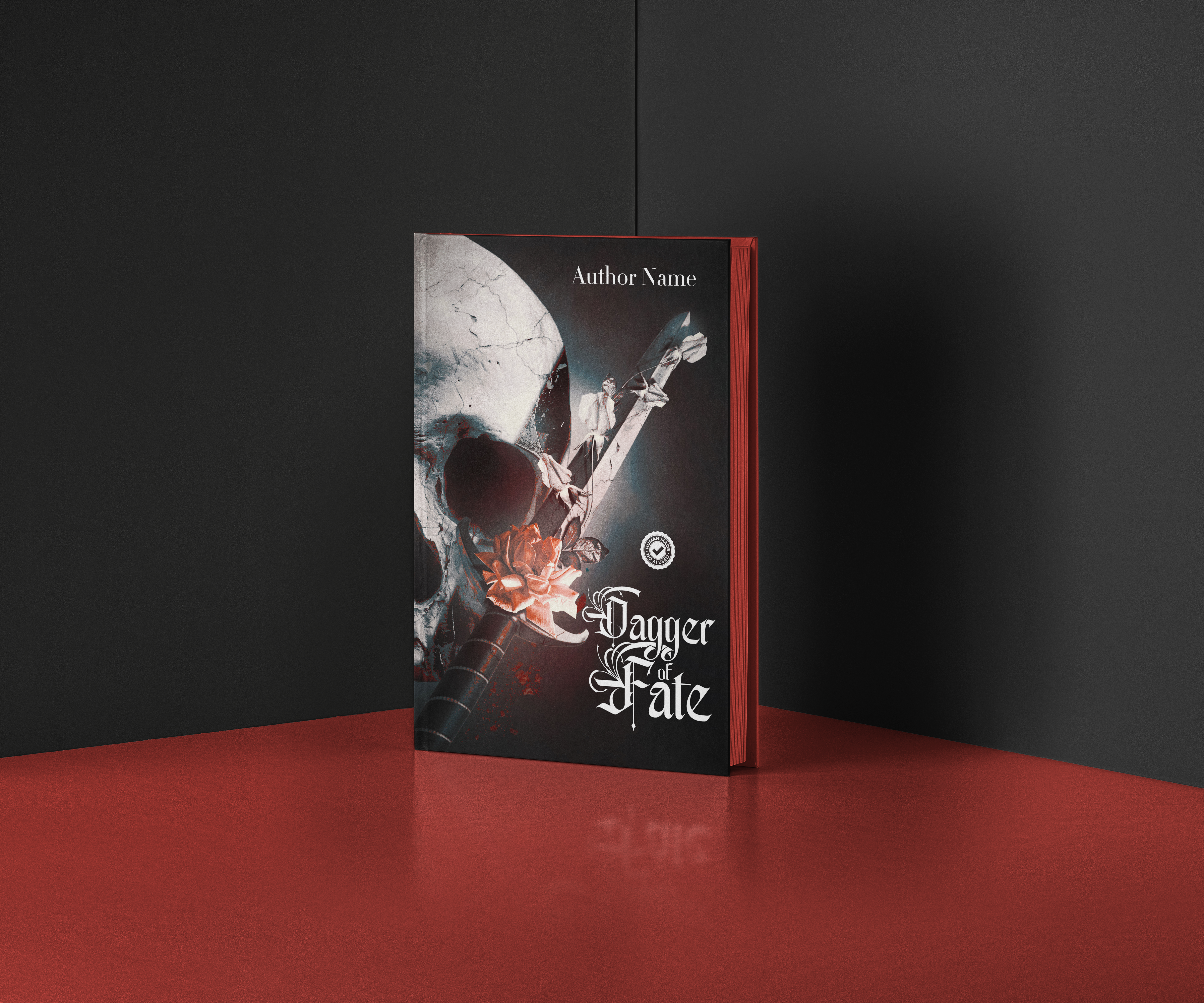 Premade Fantasy, Horror, Romance Ebook Cover: Dagger of Fate - Image 2