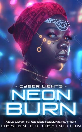 Pre-made Sci-Fi Cover Design: Neon Burn