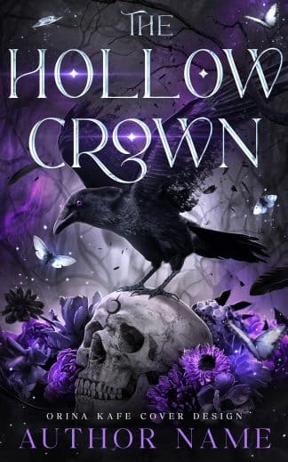 Premade Fantasy, Paranormal, Romance Book Cover: The Withered Throne (Romantasy, Witch, Fae Romance)