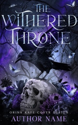Ready Made Fantasy, Paranormal, Romance Cover Design: The Withered Throne (Romantasy, Witch, Fae Romance)