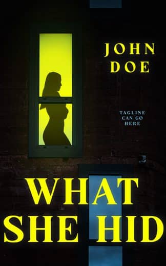 Ready Made Thriller & Suspense Book Cover: What She Did