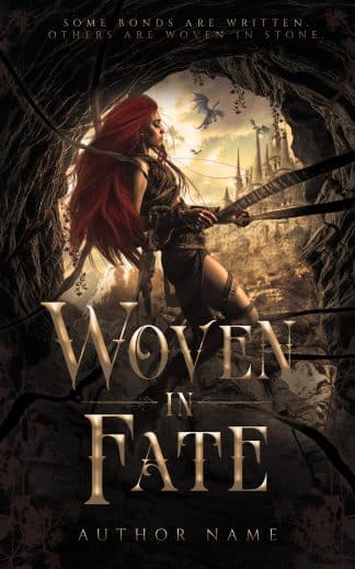 Premade Dystopia, Fantasy, Young Adult Cover Design: Woven in Fate