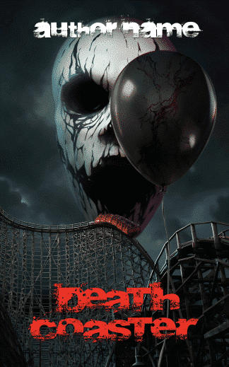 Pre-made Horror Book Cover: Coaster