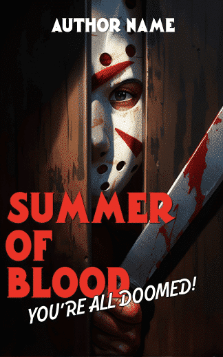Ready Made Horror Book Cover: Blood