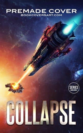 Pre-made Sci-Fi Book Cover: Collapse